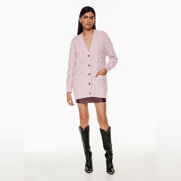 Aritzia Wilfred Lilac New Alps Cardigan - Picture 10 of 10
